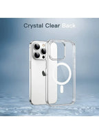 Magnetic Case Cover for iPhone 14 Pro Crystal Clear Shockproof Bumper Anti-Scratch, HD Crystal Clear Support All  Accessories Fatio General Trading