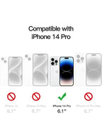 Magnetic Case Cover for iPhone 14 Pro Crystal Clear Shockproof Bumper Anti-Scratch, HD Crystal Clear Support All  Accessories Fatio General Trading