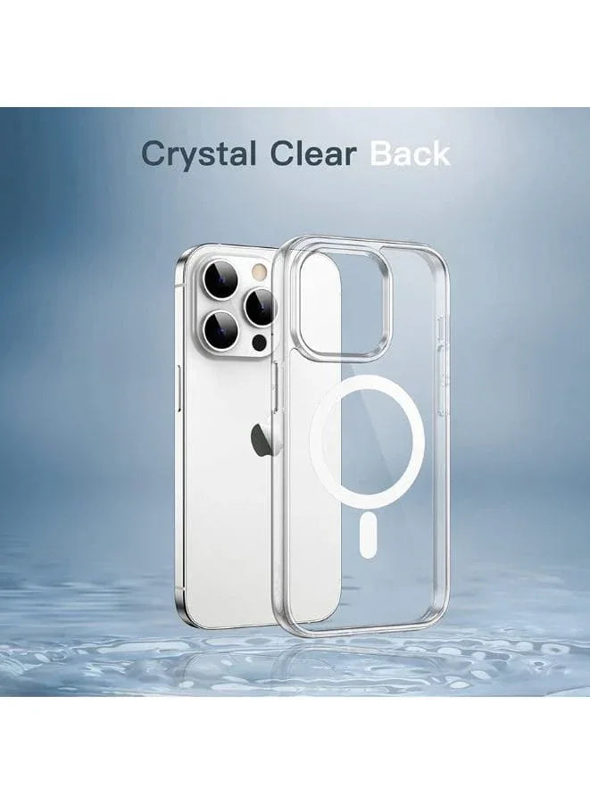 Magnetic Case Cover for iPhone 14 Pro Max Crystal Clear Shockproof Bumper Anti-Scratch, HD Crystal Clear Support All  Accessories Fatio General Trading