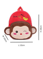 Mini Backpack Kids Cute School Shoulder Bag Toddler Plush Small Backpack Baby Schoolbag Preschool Bag Gift, Monkey Fatio General Trading