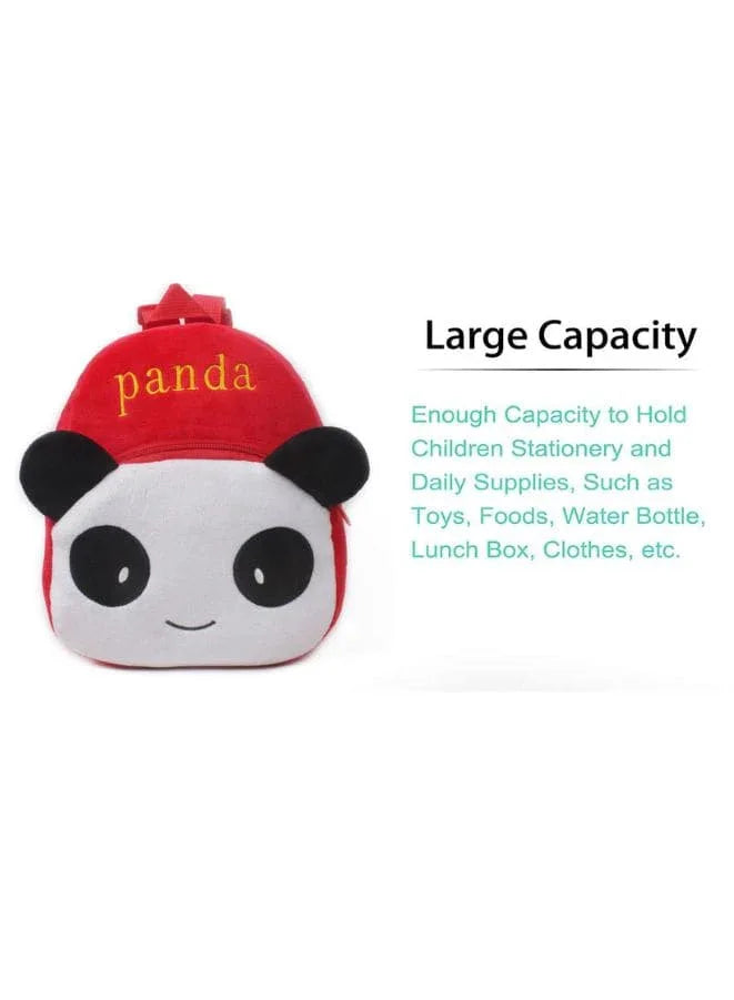 Mini Backpack Kids Cute School Shoulder Bag Toddler Plush Small Backpack Baby Schoolbag Preschool Bag Gift, Panda 2 Fatio General Trading