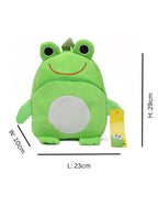 Mini Backpack Kids Cute School Shoulder Bag Toddler Plush Small Backpack Baby Schoolbag Preschool Bag Gift, Frog Fatio General Trading