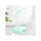 Mini Cat USB Lamp LED Cute Animal Night Light Rechargeable Table Lamp Bedside Lamp, Eye Caring reading lights for Toddlers Kids Bedrooms, Living Room Fatio General Trading