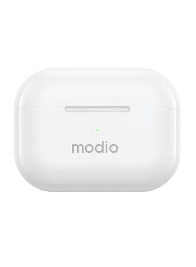 Modio ME8 True wireless stereo headset(White) with free case (Red/Black/Blue) Fatio General Trading