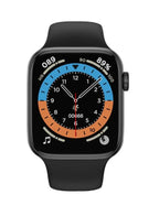 Modio MW09 Fashion Smart Watch With Full Display, Smart Split Screen & Long Battery Life, Support Calling, Full Screen, Heart Rate, Step Count, Sleep Alert (Black) Fatio General Trading