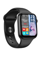 Modio MW09 Fashion Smart Watch With Full Display, Smart Split Screen & Long Battery Life, Support Calling, Full Screen, Heart Rate, Step Count, Sleep Alert (Black) Fatio General Trading