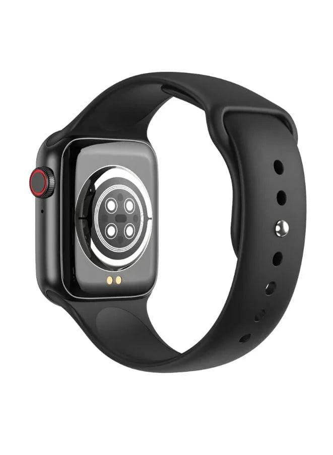 Modio MW09 Fashion Smart Watch With Full Display, Smart Split Screen & Long Battery Life, Support Calling, Full Screen, Heart Rate, Step Count, Sleep Alert (Black) Fatio General Trading