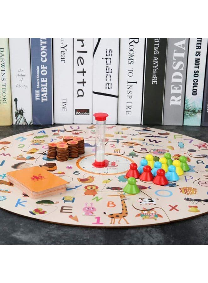 Montessori Early education toys wooden jigsaw puzzle parent-child interaction detective search card memory board game for kids Fatio General Trading