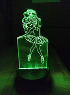 Multi-color Ballet 3D LED Night Lamp, USB Desk Lamp, 16 Color with remote control Bedroom Table Lamp, Home Décor Light Gifts Toys Fatio General Trading