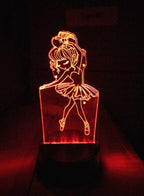 Multi-color Ballet 3D LED Night Lamp, USB Desk Lamp, 16 Color with remote control Bedroom Table Lamp, Home Décor Light Gifts Toys Fatio General Trading