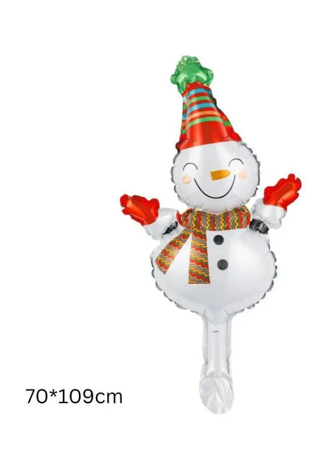 6-Piece Christmas Celebration Balloon Pack for Festive Decorations (6 Different Designs)