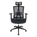 Office Chair High Back Desk Chair with 2D Adjustable Headrest and 3D Armrest Swivel Computer Task Chair Fatio General Trading