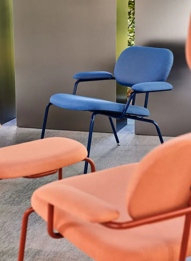 New School Lounge Upholstered Footrest (Customizable)