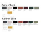 Baltic Soft Duo High Stool with Wooden Base (Customizable)