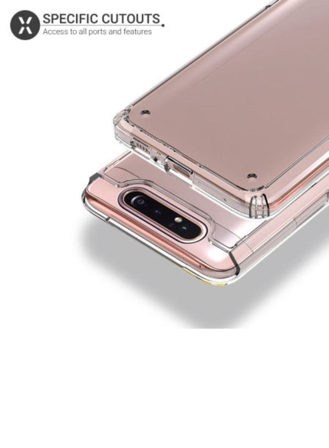 Phone Covers Scratchproof TPU + Acrylic Protective Case for Galaxy A80/A90 Fatio General Trading