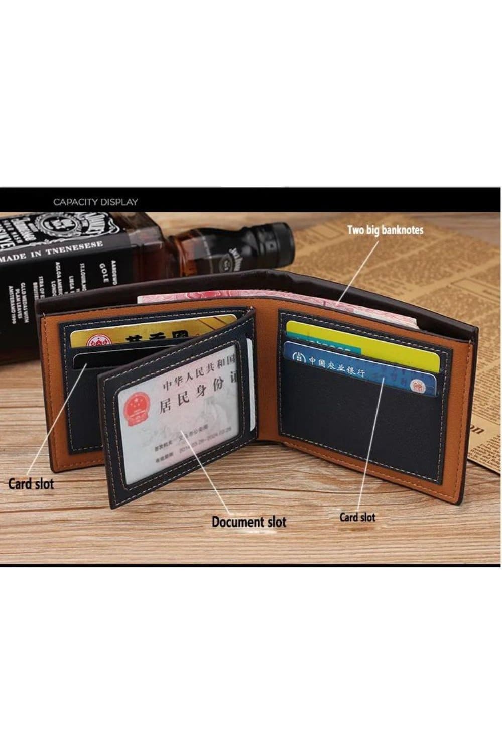 Premium Leather Wallet for Men - Stylish and Practical Fatio General Trading