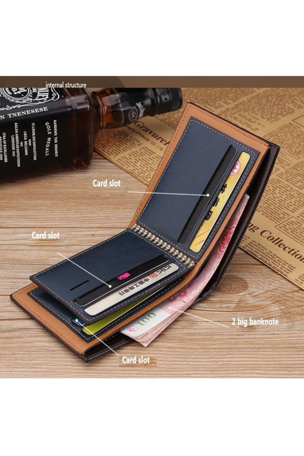 Premium Leather Wallet for Men - Stylish and Practical Fatio General Trading