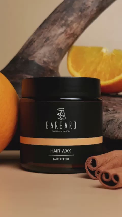 Matte Hair Styling Wax | Kaolin & Carnauba Professional Hold (100g)