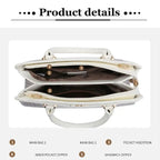 Pure and Chic White Leather Bag for Women Fatio General Trading