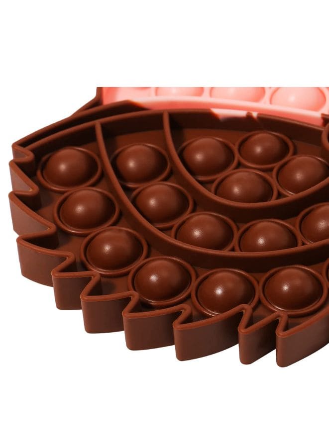 Push Pop Bubble Fidget Toy, Silicone Animal Sensory Squeeze Toy, Stress Relief, Anti-Anxiety, ADHD, Autism, Special Fidget Popper Gift for Kids and Adults, Hedgehog A Fatio General Trading