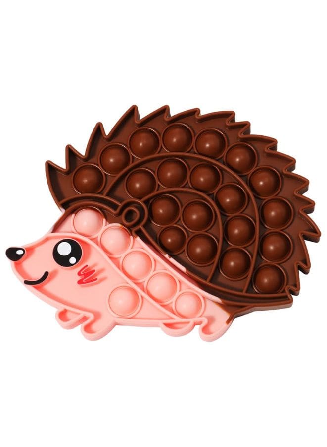 Push Pop Bubble Fidget Toy, Silicone Animal Sensory Squeeze Toy, Stress Relief, Anti-Anxiety, ADHD, Autism, Special Fidget Popper Gift for Kids and Adults, Hedgehog A Fatio General Trading