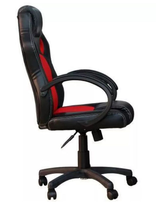 Pro Gaming Chair - Adjustable High Back, PC Office PU Leather, Ergonomic Design, Comfortable Armrest and Headrest