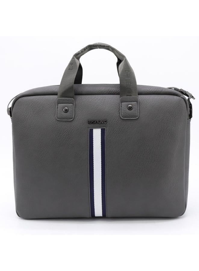 R Roncato Greyish, Stylish and Elegant Leather Handbag for Men - Timeless and truly Versatile Handbag Fatio General Trading
