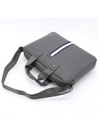 R Roncato Greyish, Stylish and Elegant Leather Handbag for Men - Timeless and truly Versatile Handbag Fatio General Trading