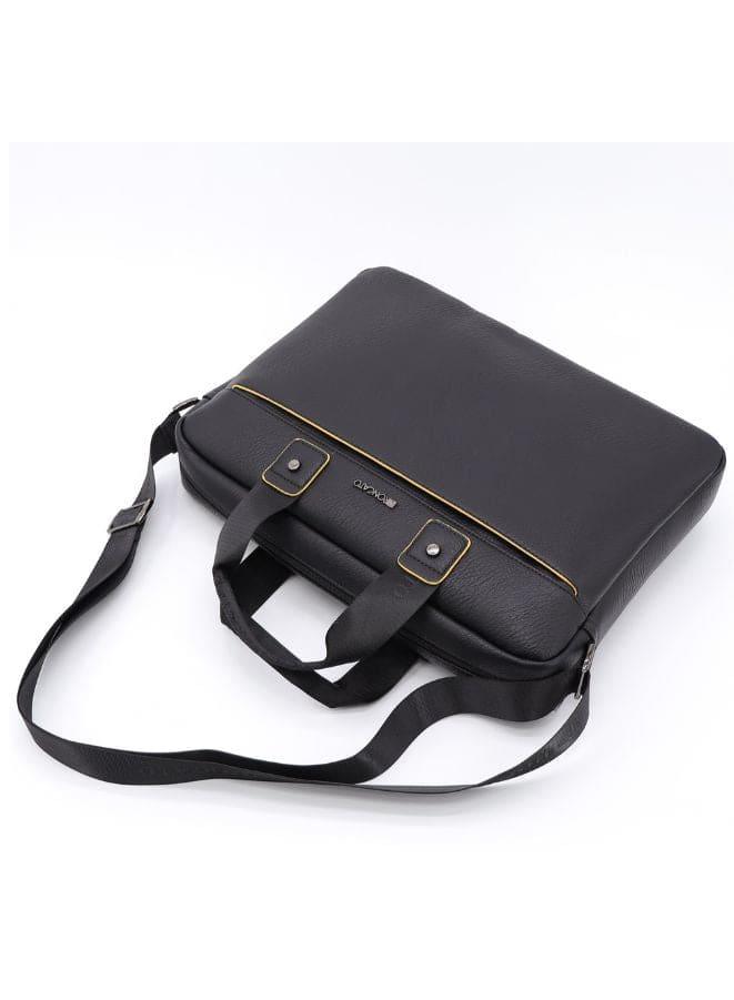 R Roncato Sophisticated and Timeless: Pure Leather Laptop Bag for Men and Women Fatio General Trading