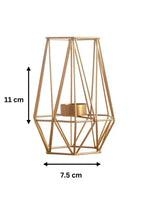 Elegant Metal Candle Holder - Stylish and Functional Home Decor Accent (Gold Color)