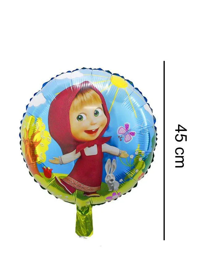 Must Have Set of 3 Foil Balloons Masha and the Bear, for Kids' Party, Birthday and Gender Reveal Masha y el Oso