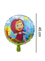 Must Have Set of 3 Foil Balloons Masha and the Bear, for Kids' Party, Birthday and Gender Reveal Masha y el Oso