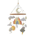 Rainbow Baby Crib Nursery Mobile Wall Hanging Decor, Baby Crib Mobile for Infants Ceiling Mobile, Cute and Adorable Hanging Decorations Fatio General Trading