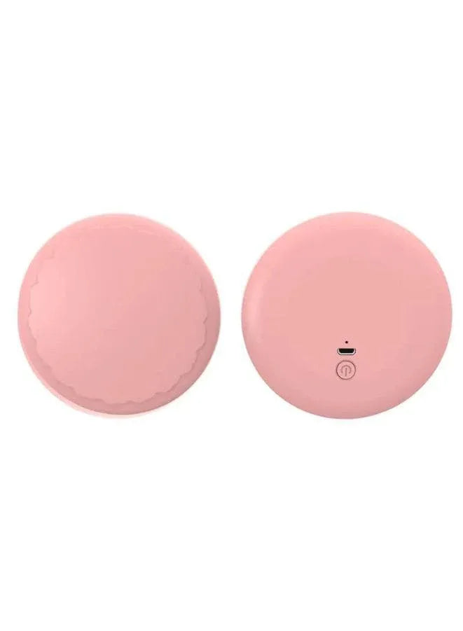Rechargeable Compact Mirror with Light,1x/2x Magnification, Dimmable Lighted Travel Makeup Mirror,LED Compact Mirror for Purses,Pocket,Touch Switch,Type-c Charging,Daylight,Portable,Handheld, Pink Fatio General Trading
