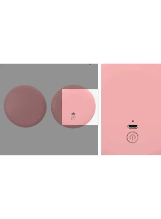 Rechargeable Compact Mirror with Light,1x/5x Magnification, Dimmable Lighted Travel Makeup Mirror,LED Compact Mirror for Purses,Pocket,Touch Switch,Type-c Charging,Daylight,Portable,Handheld, Pink Fatio General Trading