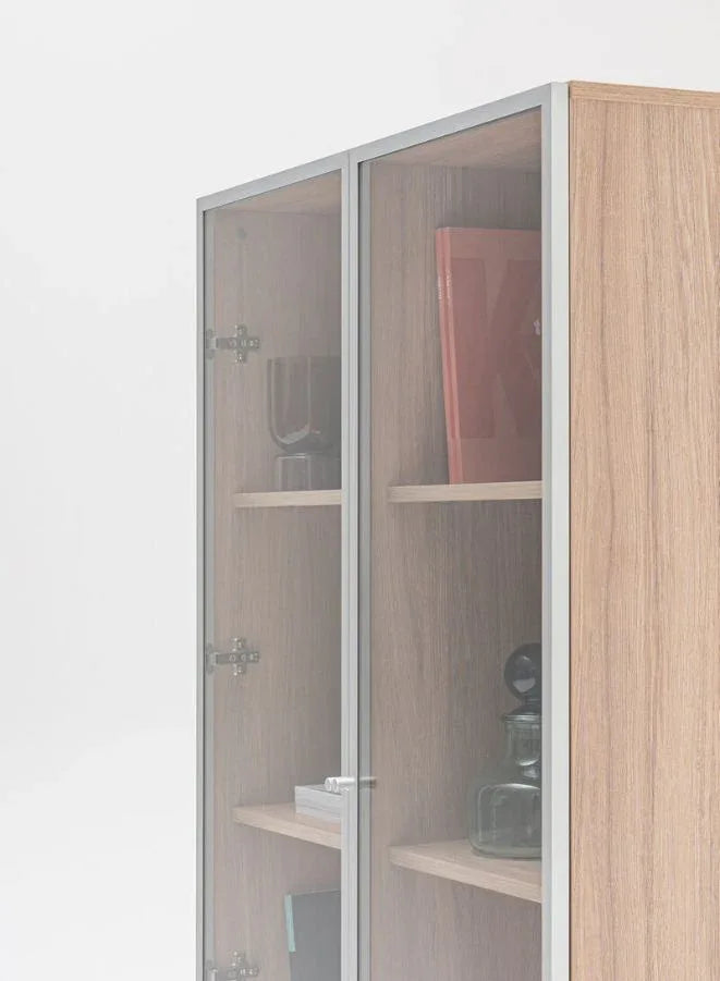 Mito Glass-Door Cabinet