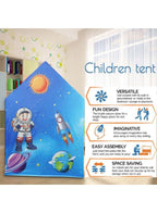 Rocket Ship Play Tent for Kid Astronaut Spaceship Space Themed Pretend Playhouse Fatio General Trading