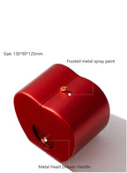 Preserved Red Rose with Heart shape Silver Necklace in Heart Shape Jewelry Box-Valentines Day Gifts for Her