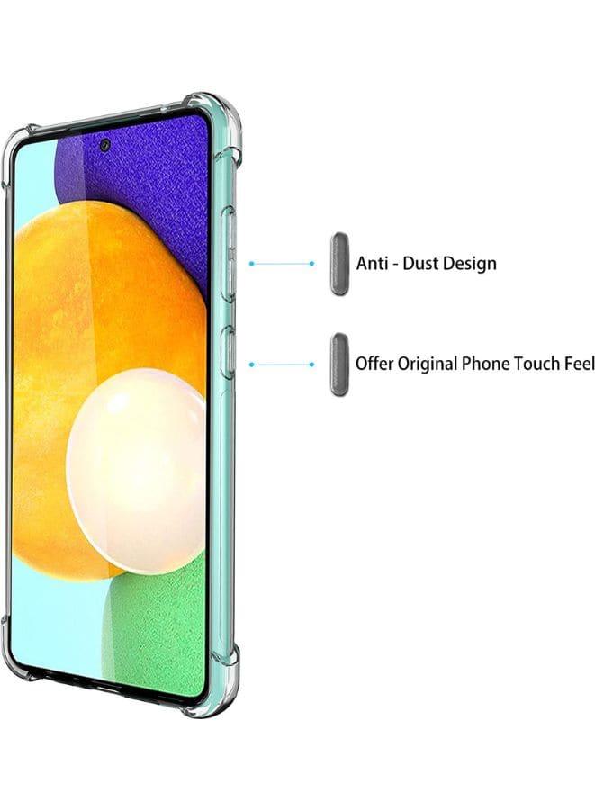 Samsung Galaxy A52 5G 4G, Premium Soft and Flexible TPU [Scratch-Resistant] Phone Case for Samsung Galaxy A52, Crystal Clear Fatio General Trading