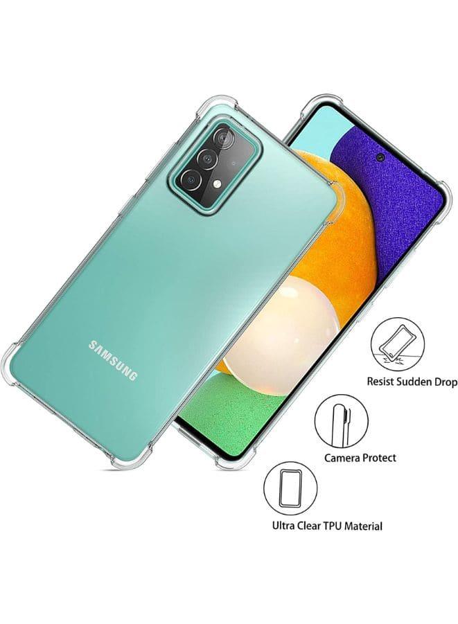 Samsung Galaxy A52 5G 4G, Premium Soft and Flexible TPU [Scratch-Resistant] Phone Case for Samsung Galaxy A52, Crystal Clear Fatio General Trading