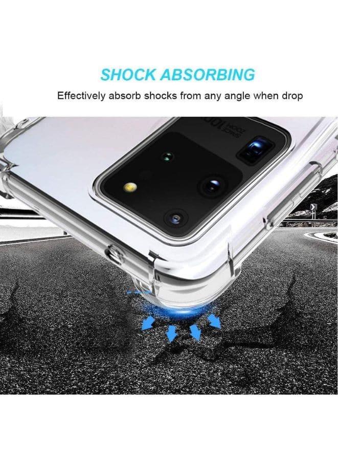 Samsung Galaxy S20 Ultra/Ultra 5G Case Cover Bumper Shell Soft TPU Silicone Clear Transparent Cover Fatio General Trading