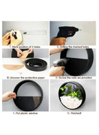 indoor wall decor plant pot