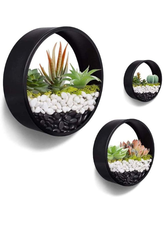 indoor wall decor plant pot