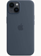 Silicone Case for Apple iPhone 14 - Storm Blue Fatio General Trading
