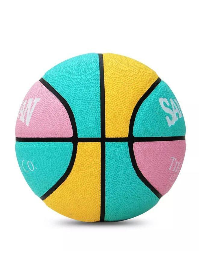 Size 5 College Basketball Colorful Street Basketball for Indoor and Outdoor for Women, Girls, Boys and Youth Fatio General Trading