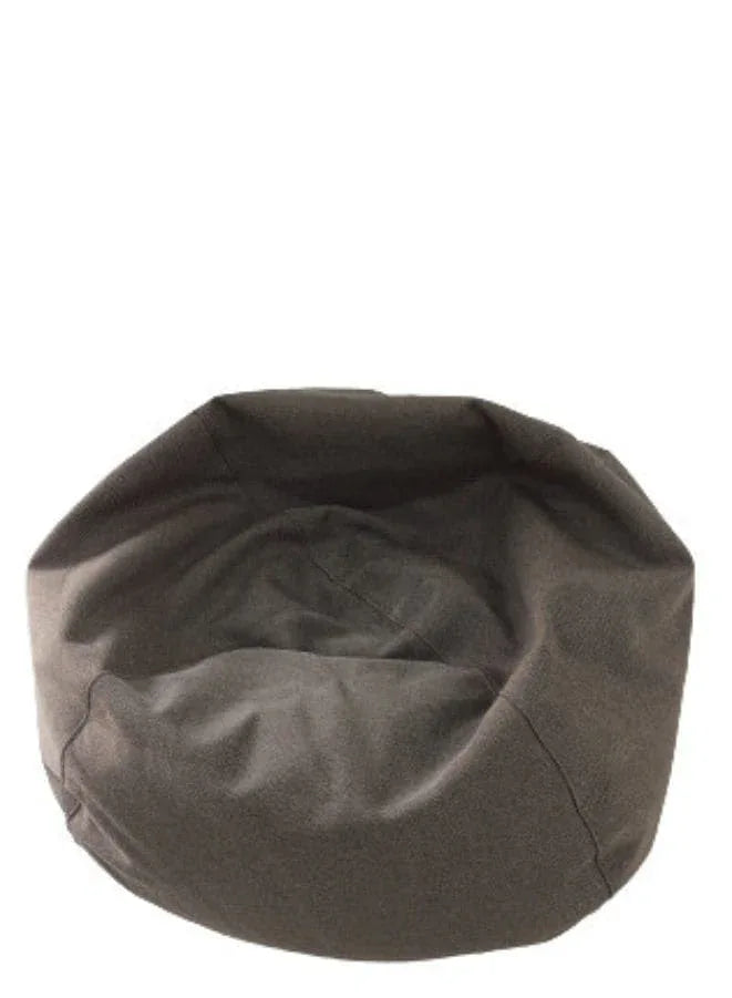 Solid Multi-Purpose Bean Bag With Polystyrene Filling, Large, Brown Fatio General Trading