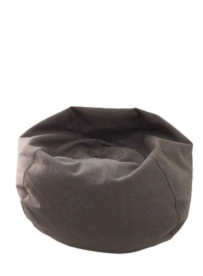 Solid Multi-Purpose Bean Bag With Polystyrene Filling, Large, Brown Fatio General Trading