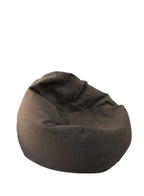 Solid Multi-Purpose Bean Bag With Polystyrene Filling, Large, Brown Fatio General Trading