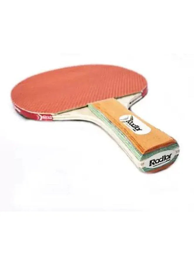 Table Tennis Set for Indoor and Outdoor Fun, 2 Wooden Table Tennis Rackets with 3 Balls for Kids Playing, Multicolor Fatio General Trading