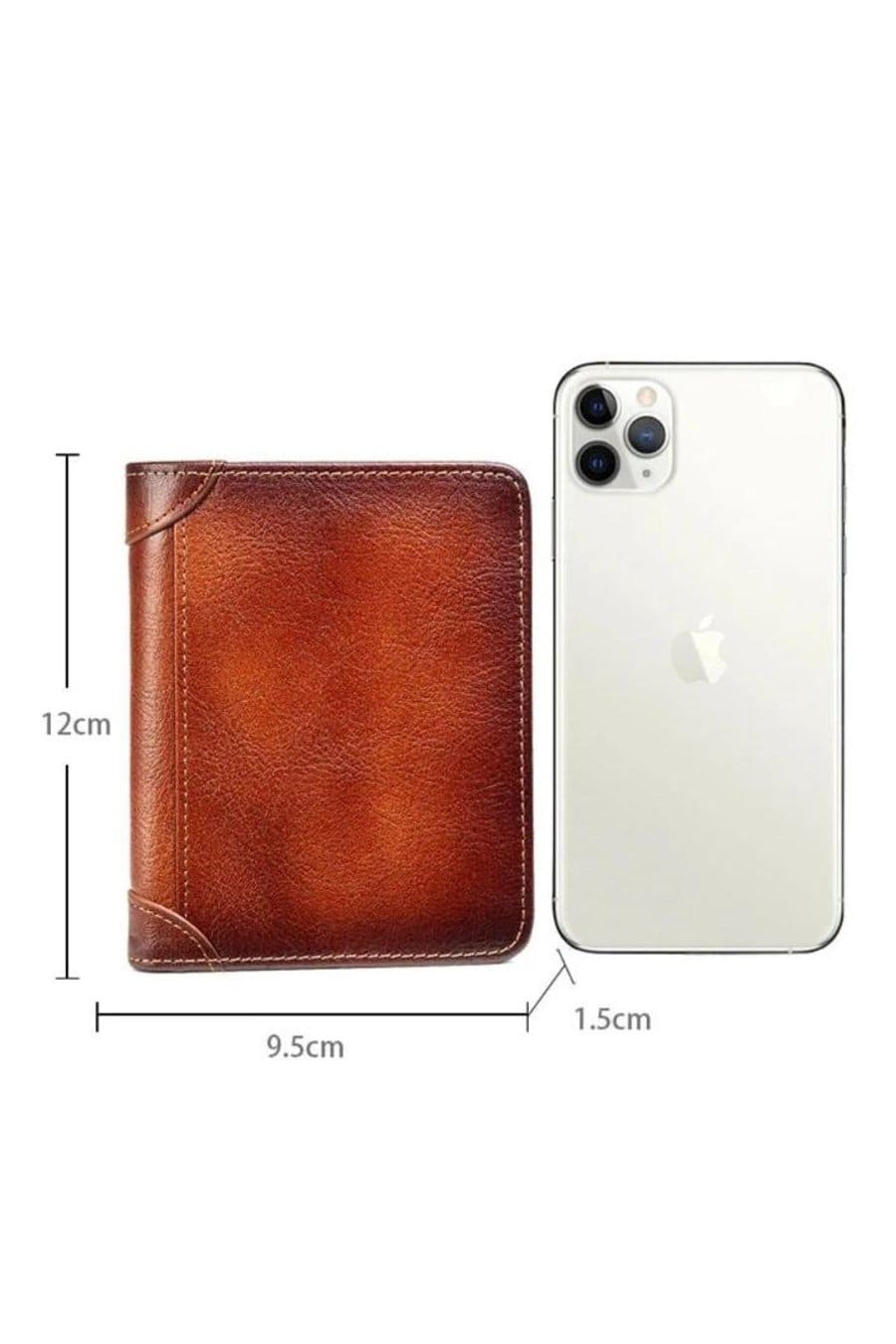 Timeless Leather Wallet for Men - A Must-Have Accessory, Dark Blue Fatio General Trading